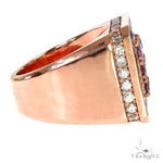 Royal Sapphire Diamond Pinky Ring 67290 - Image 3
