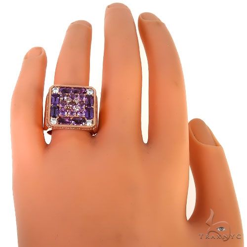 Royal Sapphire Diamond Pinky Ring 67290 - Image 6