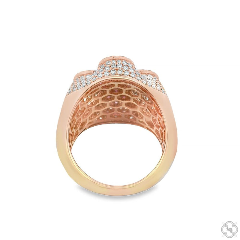 Sapphire Cross Diamond Ring 70419 - Image 6