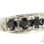 Silver Black Diamond Ring 57037 - Image 1