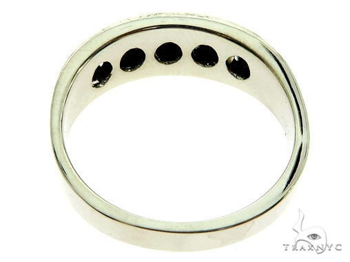 Silver Black Diamond Ring 57037 - Image 5