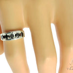 Silver Black Diamond Ring 57037 - Image 8