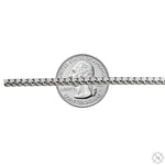 Silver Franco Pave Chain 3.8mm 24 Inches 70630 - Image 4