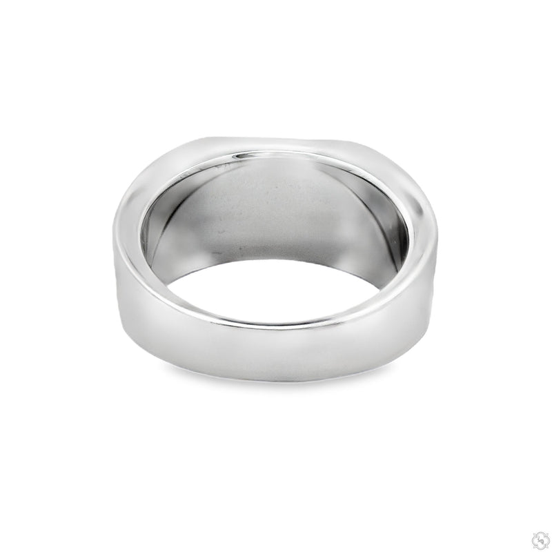Silver Prong Diamond Square Top Band 61506 - Image 4