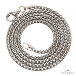 Silver Solid Franco Link Chain 1.9mm 16 Inches 69802 - Image 3