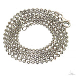Silver Thin Moon Cut Link Chain 2mm 22 Inches 69810 - Image 3