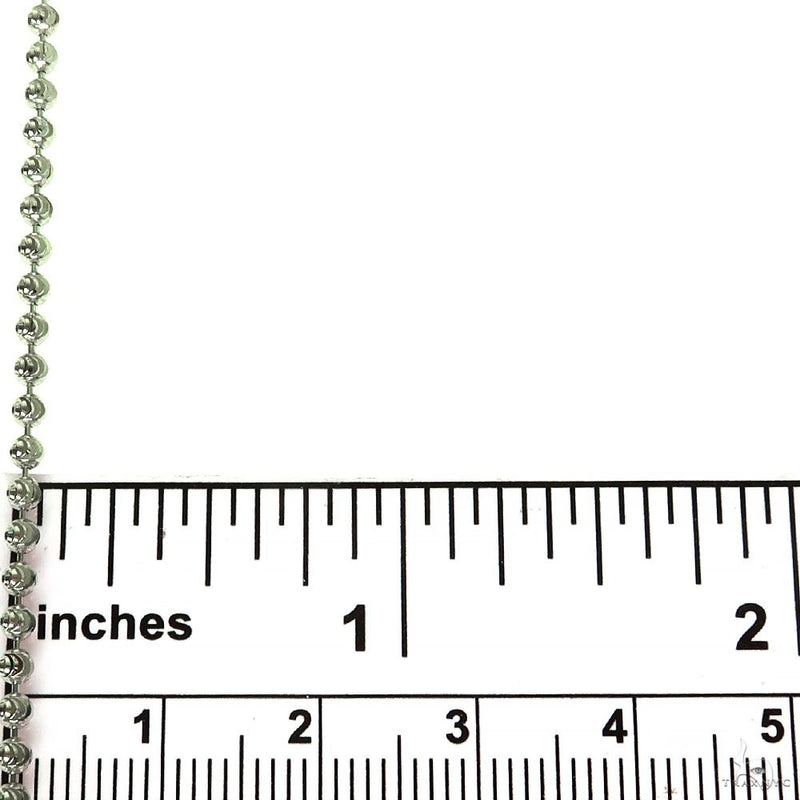 Silver Thin Moon Cut Link Chain 2mm 22 Inches 69810 - Image 6