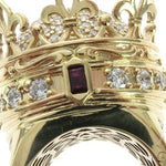 Small Royal Crown Ring 64220 - Image 8