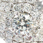 Snow Queen Diamond Wedding Ring Set 27166 - Image 5