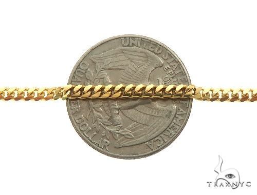 Solid Miami Cuban Link Chain 10K Yellow Gold 26 Inches 2.6mm   67102 - Image 5