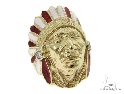 Special Bezel Diamond Indian Ring 45295 - Image 1