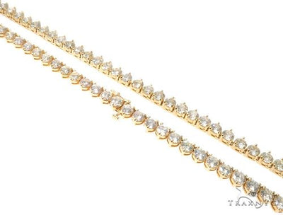 Three Prongs Diamond Chain 32 Inches 5mm   64183 - Image 1