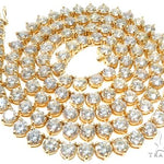 Three Prongs Diamond Chain 32 Inches 5mm   64183 - Image 3