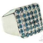 Trax NYC Heavy Blue Color Diamond Ring 24856 - Image 3
