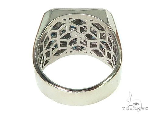 Trax NYC Heavy Blue Color Diamond Ring 24856 - Image 6