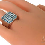 Trax NYC Heavy Blue Color Diamond Ring 24856 - Image 9