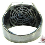 TraxNYC Silver Black Diamond Ring 25650 - Image 6