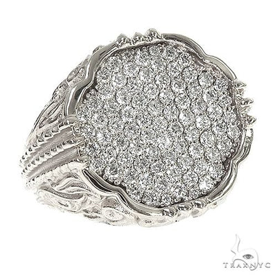 TraxNYC Silver Diamond Ring 66399 - Image 1