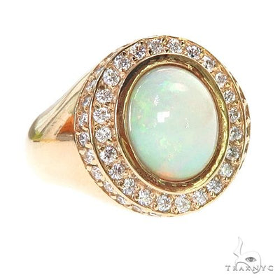 UnCut Gems TraxNYC Opal Diamond Ring 67246 - Image 1