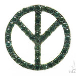 Upside Down Peace Diamond Pendant 40932 - Image 1