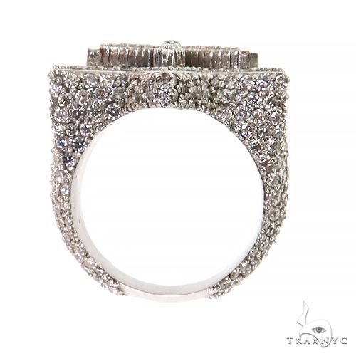 Weed Leaf Diamond Ring 68762 - Image 5