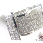 White Silver Diamond Ring 27421 - Image 1