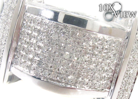White Silver Diamond Ring 27421 - Image 3