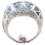 White Silver Diamond Ring 27421 - Image 5