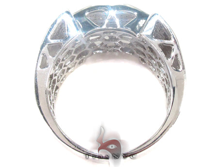 White Silver Diamond Ring 27421 - Image 5