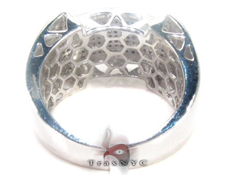 White Silver Diamond Ring 27421 - Image 6