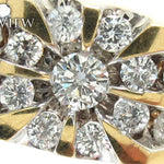 Yellow Gold Channel Diamond Ring 22575 - Image 3