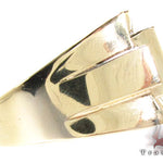 Yellow Gold Round Cut Channel Diamond Crown Ring 24572 - Image 5