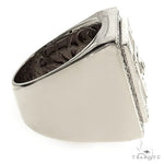 .925 Silver Diamond Pyramid Evil Eye TraxNYC  Ring 66461 - Image 3